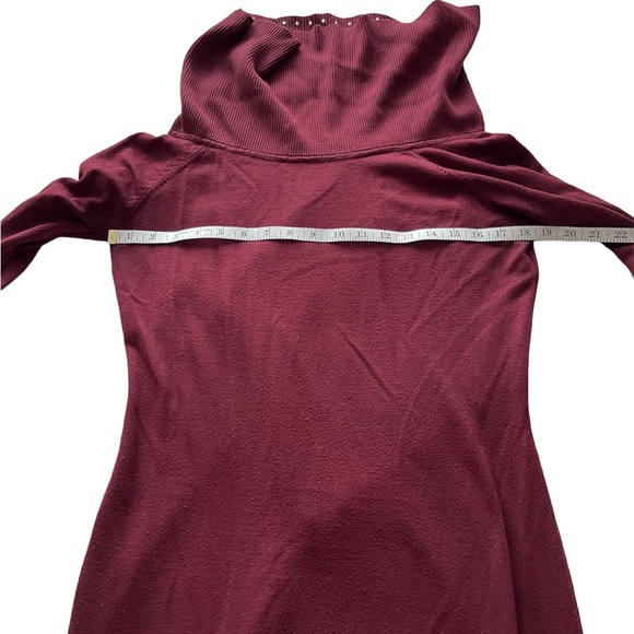 Emma & Posh elegant burgundy sweater dress. Size L Valentine feminine romantic - Picture 5 of 10